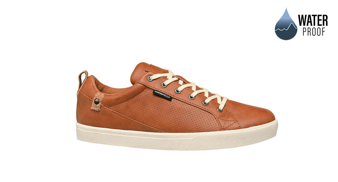 women's caramel colour shoes from right side